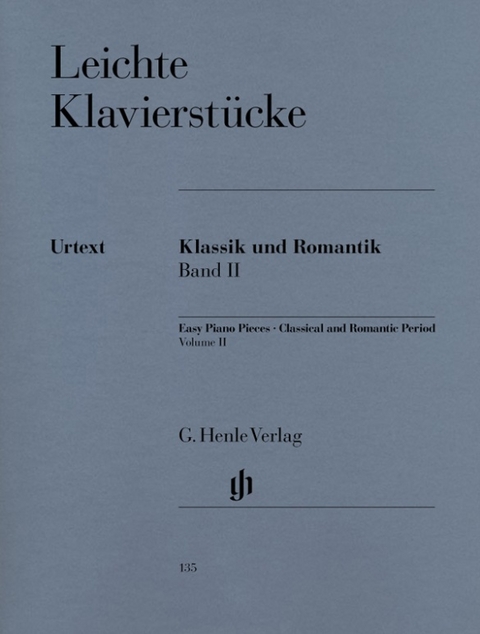 Leichte Klavierstücke - Klassik und Romantik, Band II - 