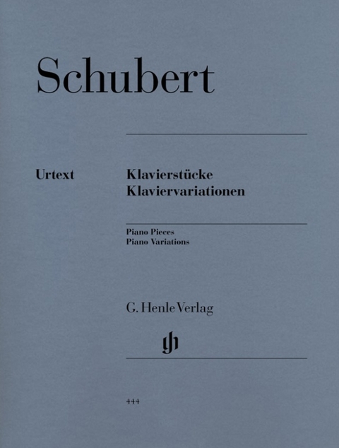 Franz Schubert - Klavierstücke - Klaviervariationen - 