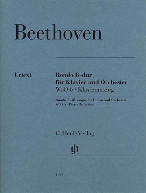 Ludwig van Beethoven - Rondo B-dur WoO 6 für Klavier und Orchester - 