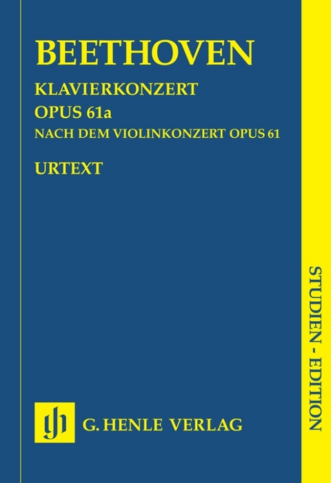 Ludwig van Beethoven - Klavierkonzert op. 61a nach dem Violinkonzert op. 61 - 