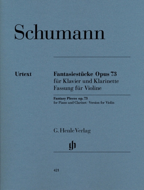 Robert Schumann - Fantasiestücke op. 73 für Klavier und Klarinette - 