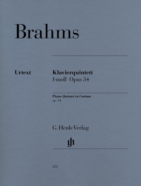 Johannes Brahms - Klavierquintett f-moll op. 34 - 