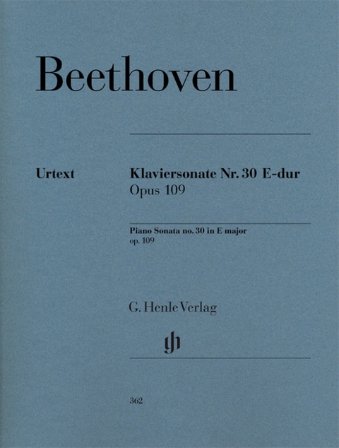 Ludwig van Beethoven - Klaviersonate Nr. 30 E-dur op. 109 - 