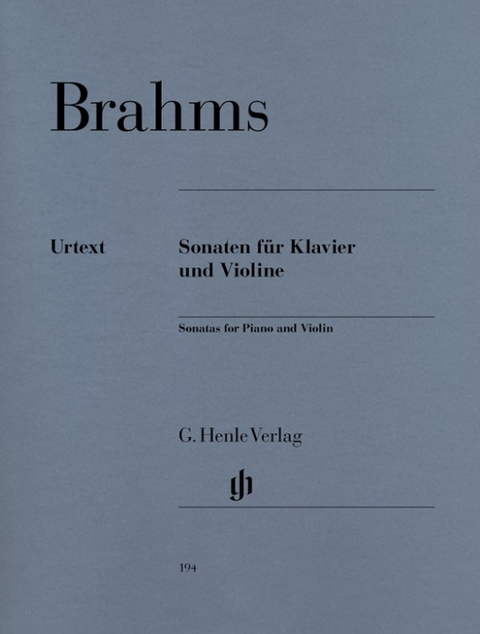 Brahms, Johannes - Violinsonaten - 