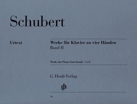 Franz Schubert - Werke für Klavier zu vier Händen, Band II - 