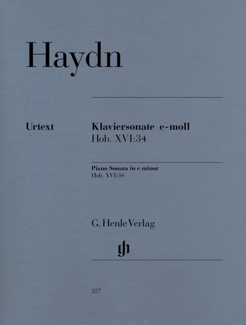 Joseph Haydn - Klaviersonate e-moll Hob. XVI:34 - 