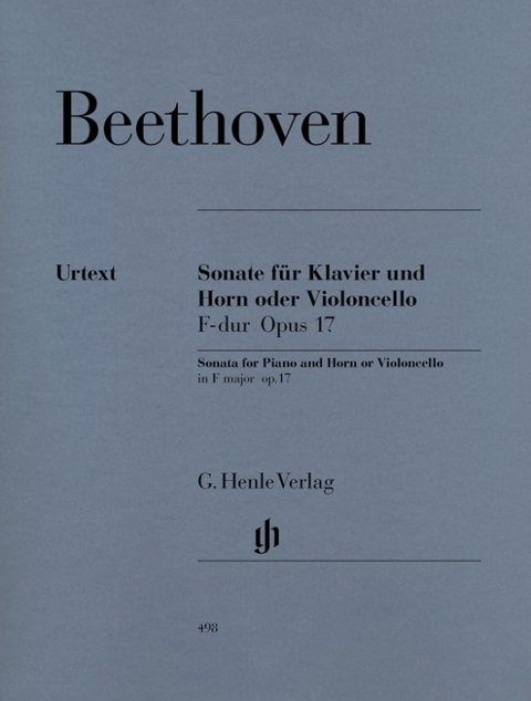 Ludwig van Beethoven - Hornsonate (oder Violoncello) F-Dur op. 17 - 