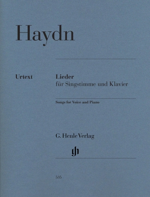 Joseph Haydn - Lieder für Singstimme und Klavier - 