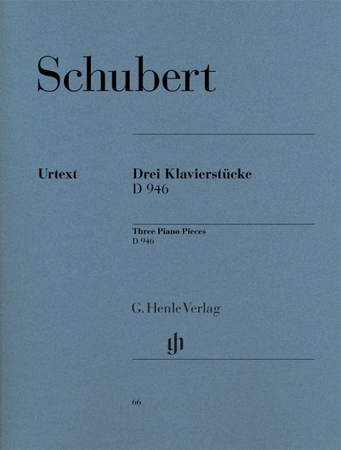 Franz Schubert - 3 Klavierstücke (Impromptus) op. post. D 946 - 