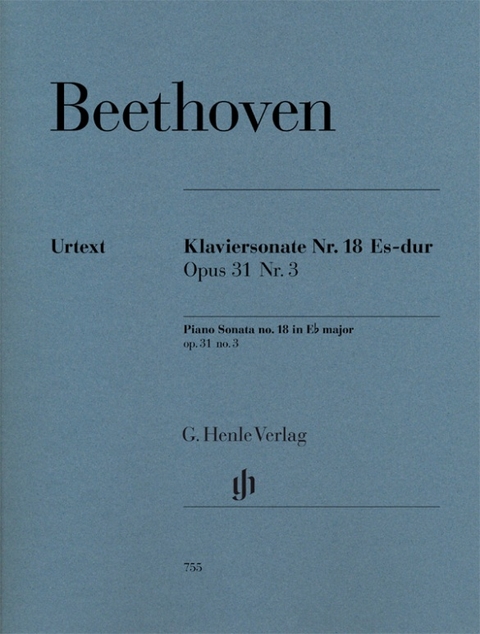 Ludwig van Beethoven - Klaviersonate Nr. 18 Es-dur op. 31 Nr. 3 - 