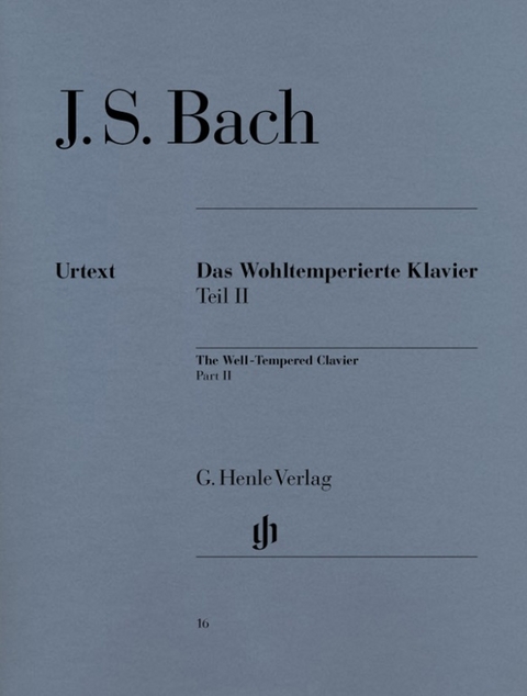 Johann Sebastian Bach - Das Wohltemperierte Klavier Teil II BWV 870-893 - 