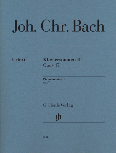 Johann Christian Bach - Klaviersonaten, Band II op. 17 - 