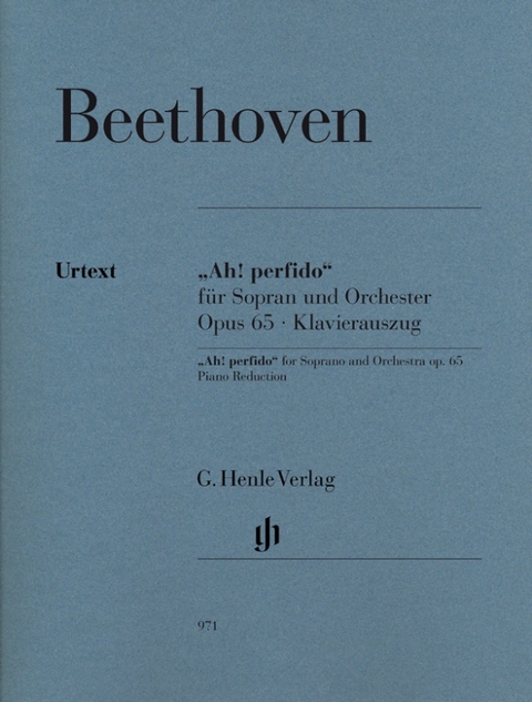 Ludwig van Beethoven - Ah! perfido op. 65 für Sopran und Orchester - 