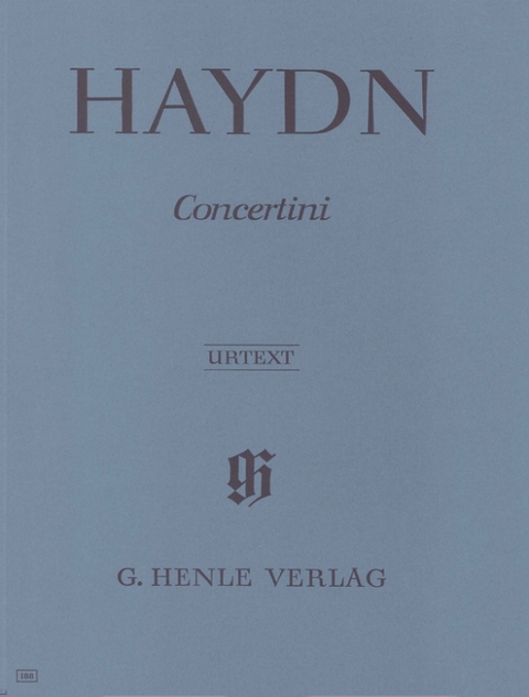 Joseph Haydn - Concertini für Klavier (Cembalo) mit zwei Violinen und Violoncello - 