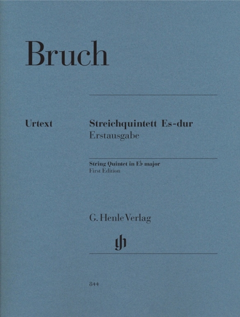 Max Bruch - Streichquintett Es-dur - 