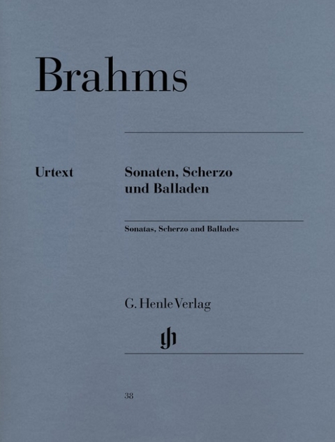 Johannes Brahms - Sonaten, Scherzo und Balladen - 