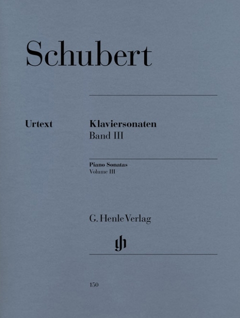 Franz Schubert - Klaviersonaten, Band III (Frühe und unvollendete Sonaten) - 