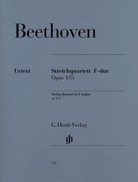 Ludwig van Beethoven - Streichquartett F-dur op. 135 - 