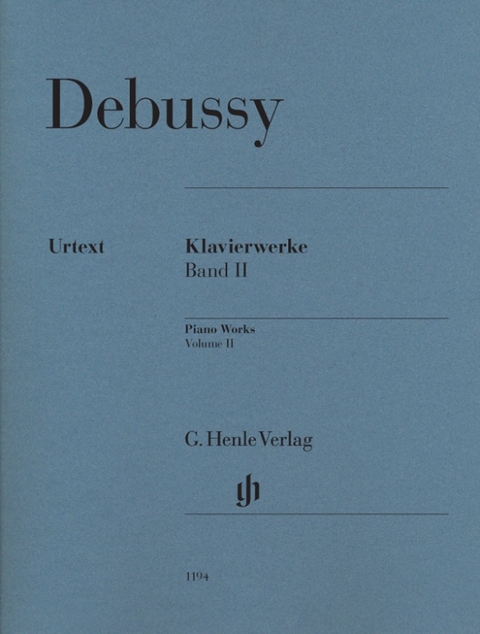 Claude Debussy - Klavierwerke, Band II - 