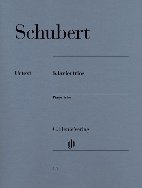 Franz Schubert - Klaviertrios - 