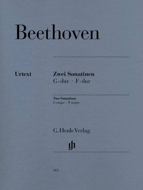 Ludwig van Beethoven - 2 Klaviersonatinen G-dur und F-dur, Anhang 5 - 