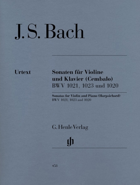 Johann Sebastian Bach - Violinsonaten BWV 1020, 1021, 1023 - 