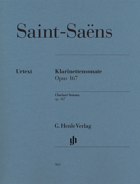 Camille Saint-Saëns - Klarinettensonate op. 167 - 