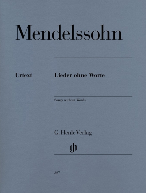 Felix Mendelssohn Bartholdy - Klavierwerke, Band III - Lieder ohne Worte - 