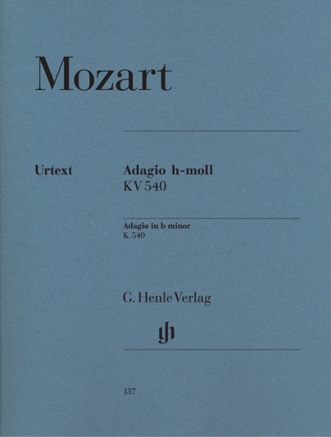 Wolfgang Amadeus Mozart - Adagio h-moll KV 540 - 