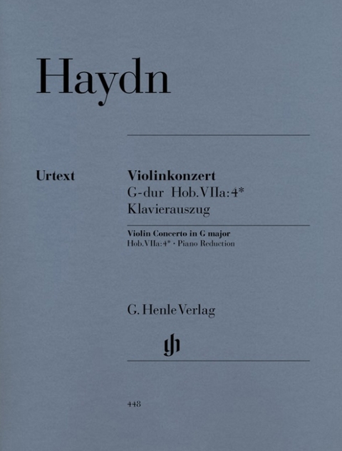 Joseph Haydn - Violinkonzert G-dur Hob. VIIa:4* - 