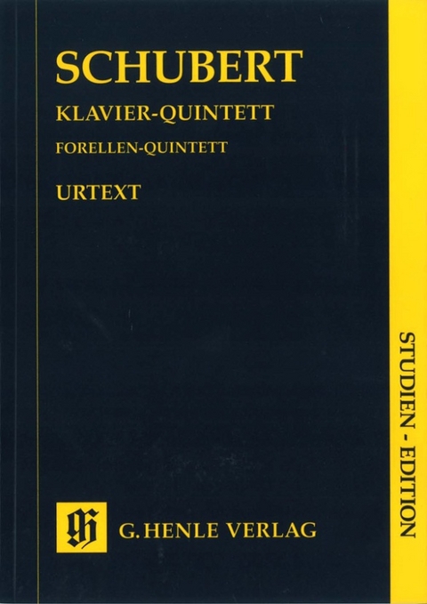 Franz Schubert - Quintett A-dur op. post. 114 D 667 für Klavier, Violine, Viola, Violoncello und Kontrabass (Forellen-Quintett) - 