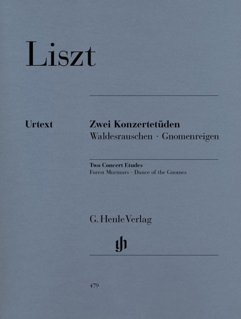 Franz Liszt - Zwei Konzertetüden - 