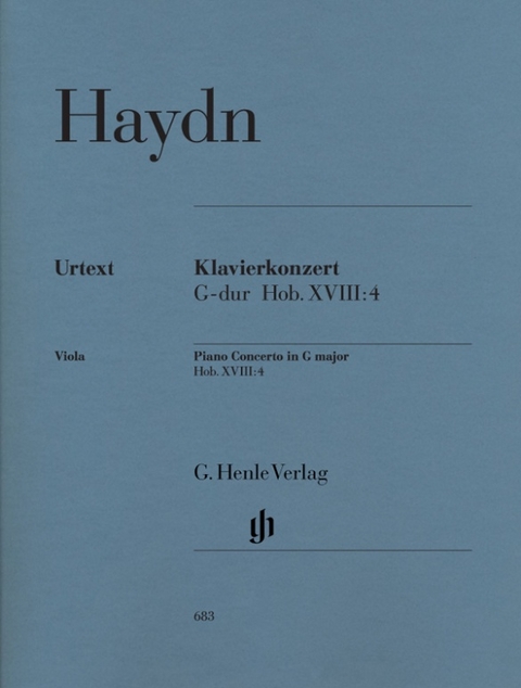 Joseph Haydn - Klavierkonzert (Cembalo) G-dur Hob. XVIII:4 - 