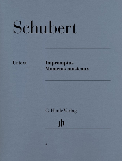 Franz Schubert - Impromptus und Moments musicaux - 