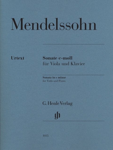 Felix Mendelssohn Bartholdy - Violasonate c-moll - 