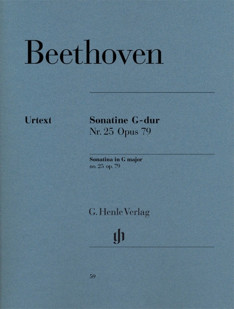 Ludwig van Beethoven - Klaviersonatine Nr. 25 G-dur op. 79 - 