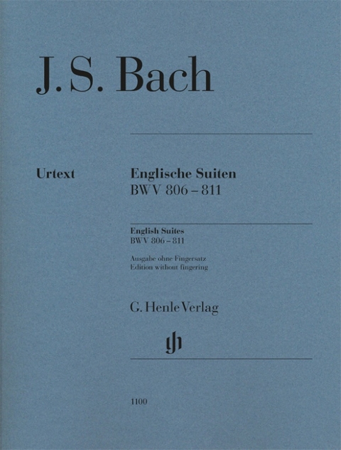 Johann Sebastian Bach - Englische Suiten BWV 806-811 - 