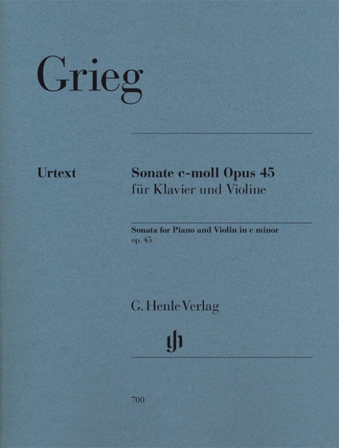 Edvard Grieg - Violinsonate c-moll op. 45 - 