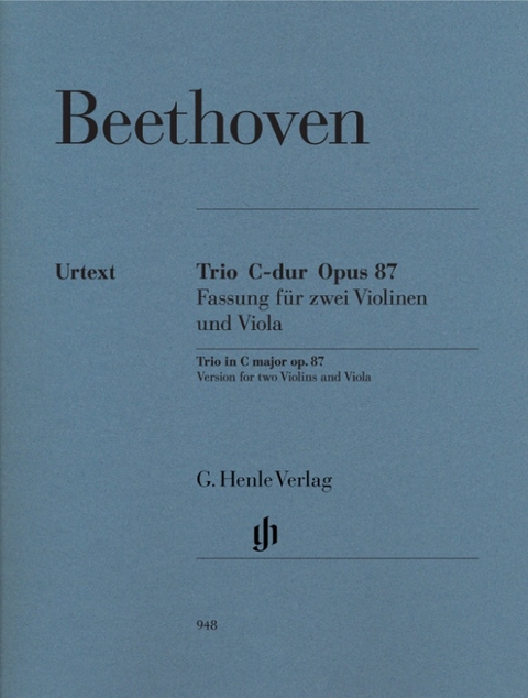 Ludwig van Beethoven - Trio C-dur op. 87 - 