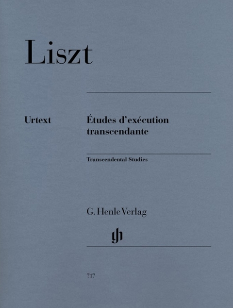 Franz Liszt - Études d’exécution transcendante - 