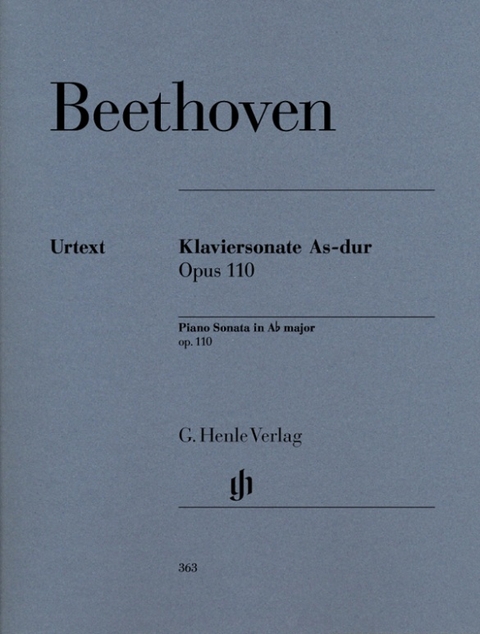 Ludwig van Beethoven - Klaviersonate Nr. 31 As-dur op. 110 - 