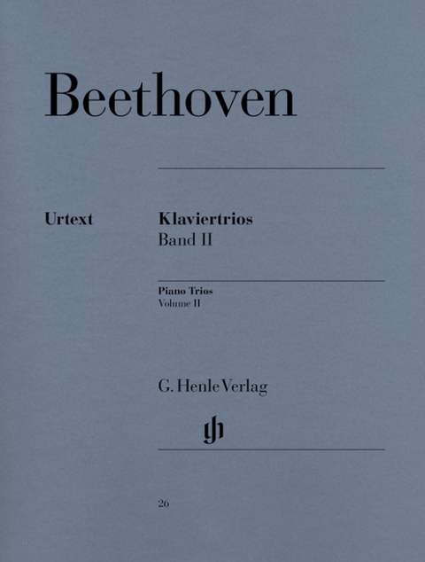 Ludwig van Beethoven - Klaviertrios, Band II - 