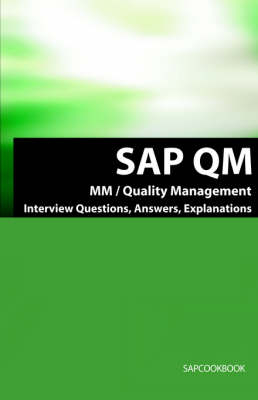 SAP QM Interview Questions, Answers, Explanations - Terry Sanchez