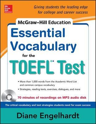 McGraw-Hill Education Essential Vocabulary for the TOEFL® Test with Audio Disk - Diane Engelhardt