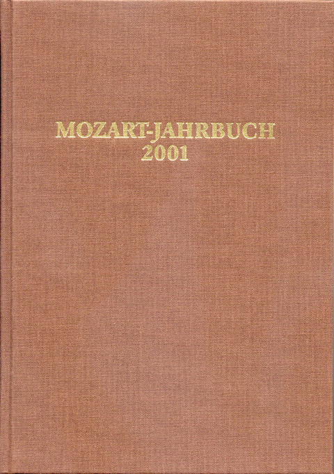 Mozart-Jahrbuch / Mozart-Jahrbuch 2001 - 