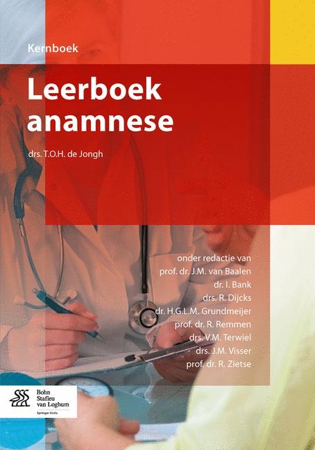 Leerboek Anamnese - T O H De Jongh