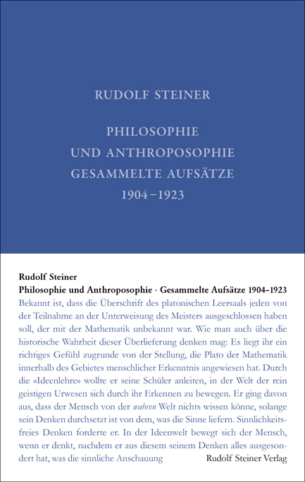 Philosophie und Anthroposophie - Rudolf Steiner