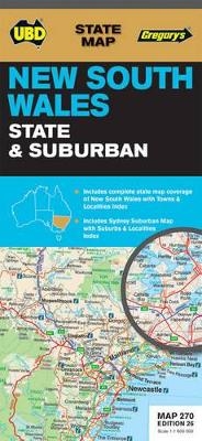 NSW State & Suburban Map 270 26th ed -  UBD Gregory's