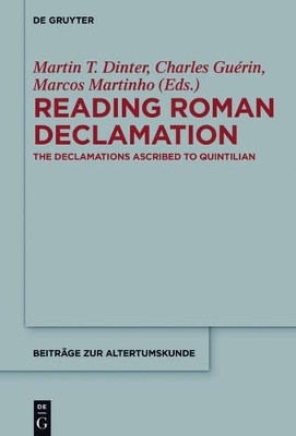 Reading Roman Declamation - 