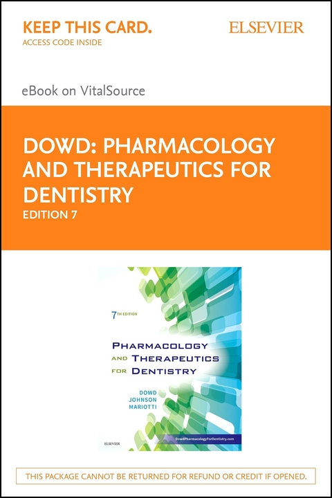 Pharmacology and Therapeutics for Dentistry - E-Book - 